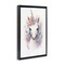 Stupell Industries Unicorn with Pink Flower Crown Floating Frame, design by Creative Studio